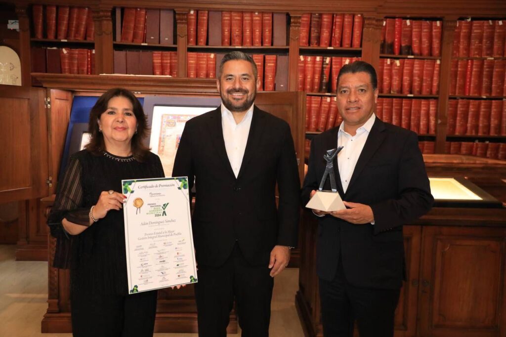 Ayuntamiento de Puebla es reconocido con premio a la mejor gestión integral municipal 2024 por sorteo predial digital