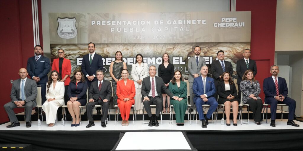 Presenta Pepe Chedraui el gabinete municipal 2024-2027