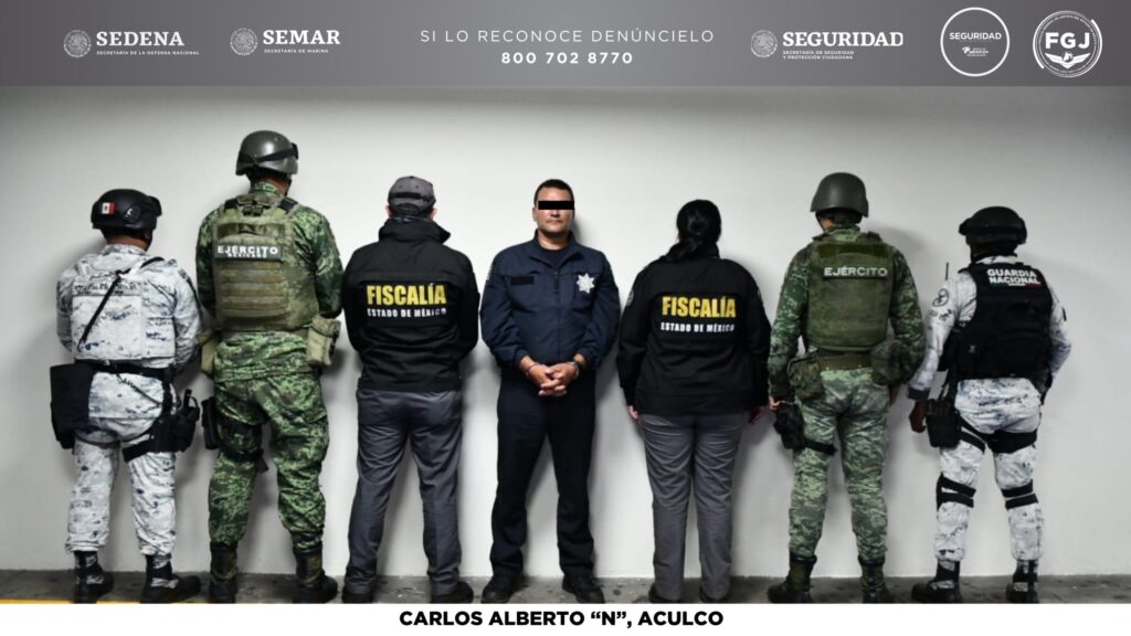 Detienen a directores de Seguridad Pública de Tlatlaya, Coatepec Harinas y Aculco