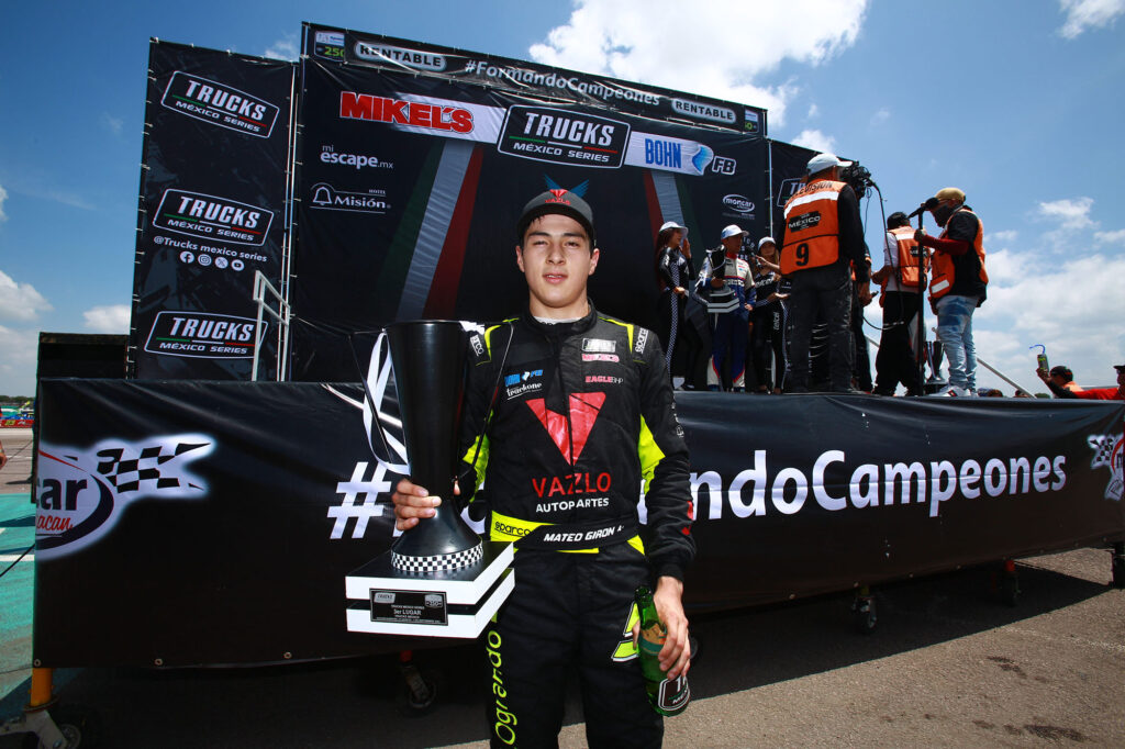 Remontada y podio de Trucks México Series, para Mateo Girón en Aguascalientes