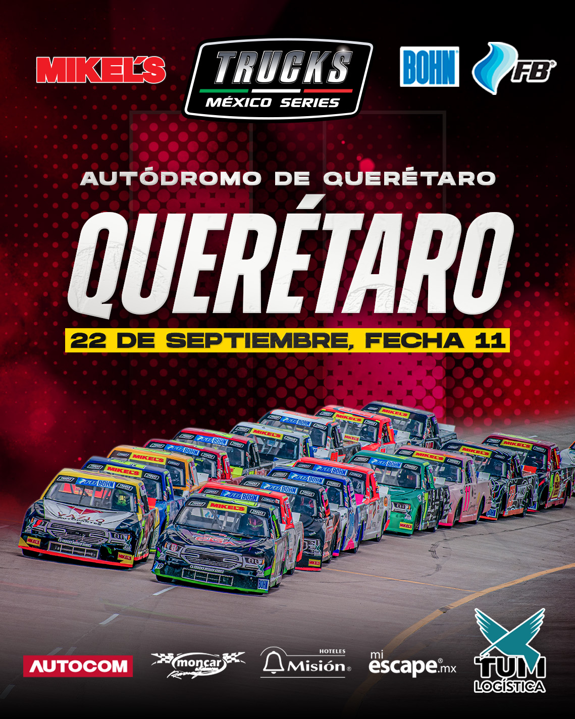 Trucks México Series a Querétaro, en busca de campeón de la Temporada Regular e invitados a Playoffs