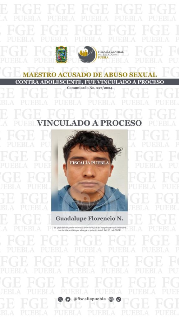 “Maestro” acusado de manosear a su alumna de 16 años