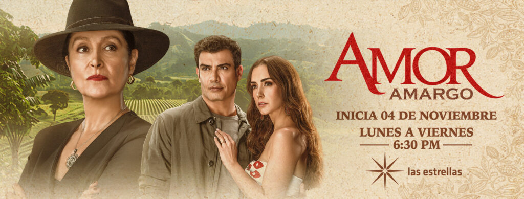 “Amor Amargo” se estrena el próximo lunes 4 de noviembre a las 18:30 horas por “las estrellas”