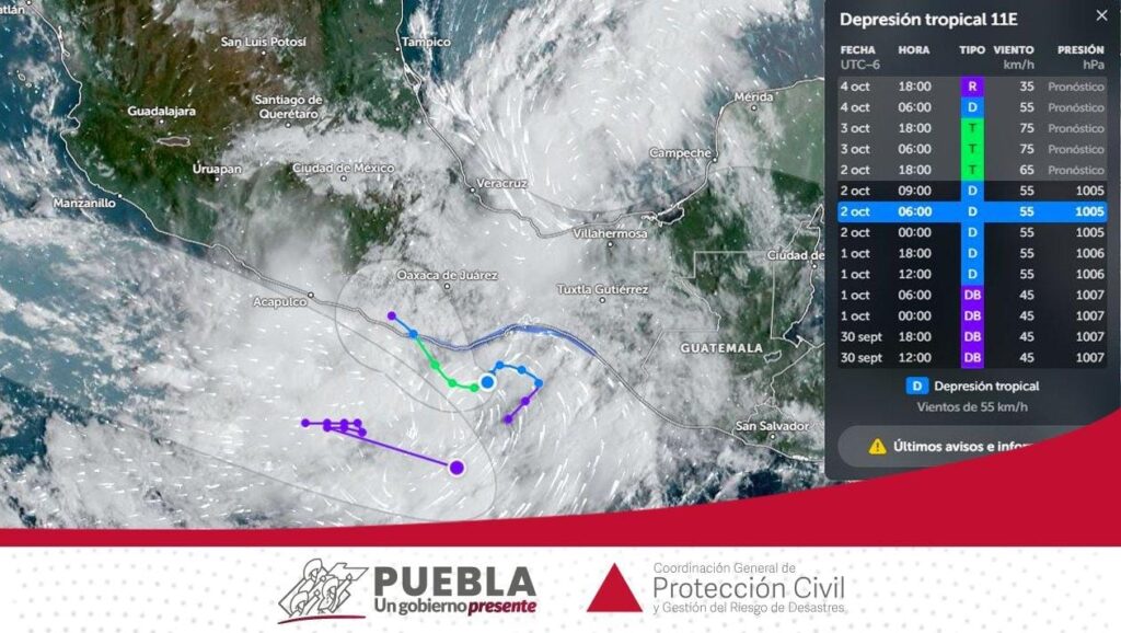 Advierten por formación de tormenta tropical Kristy