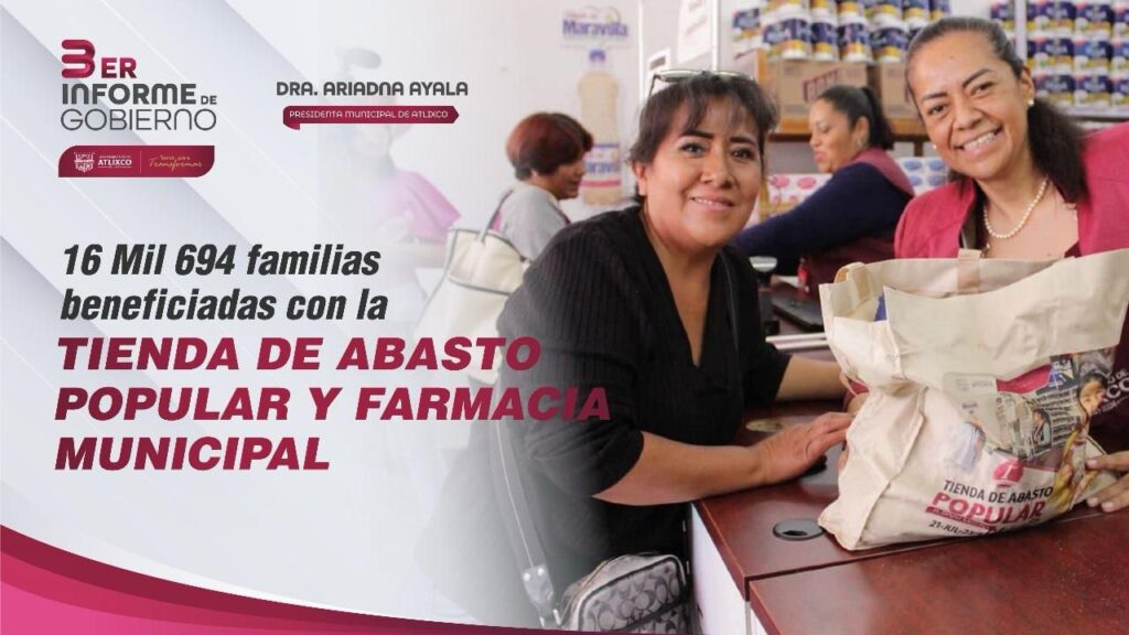 Inclusión y bienestar, sellos del ayuntamiento de Atlixco: Ariadna Ayala