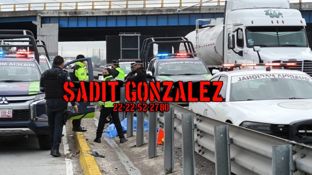 Atropellan y matan a hombre en la México Puebla