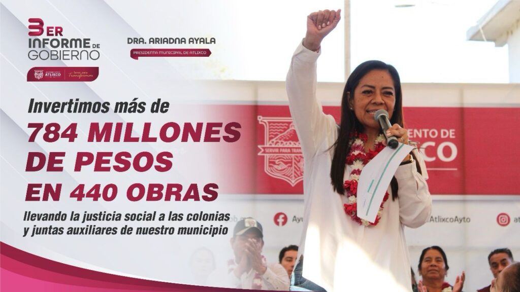 En Atlixco SÍ hay bacheo y calles iluminadas: Ariadna Ayala