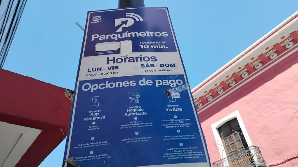 Por cierre de administración, sin cobro de parquímetros