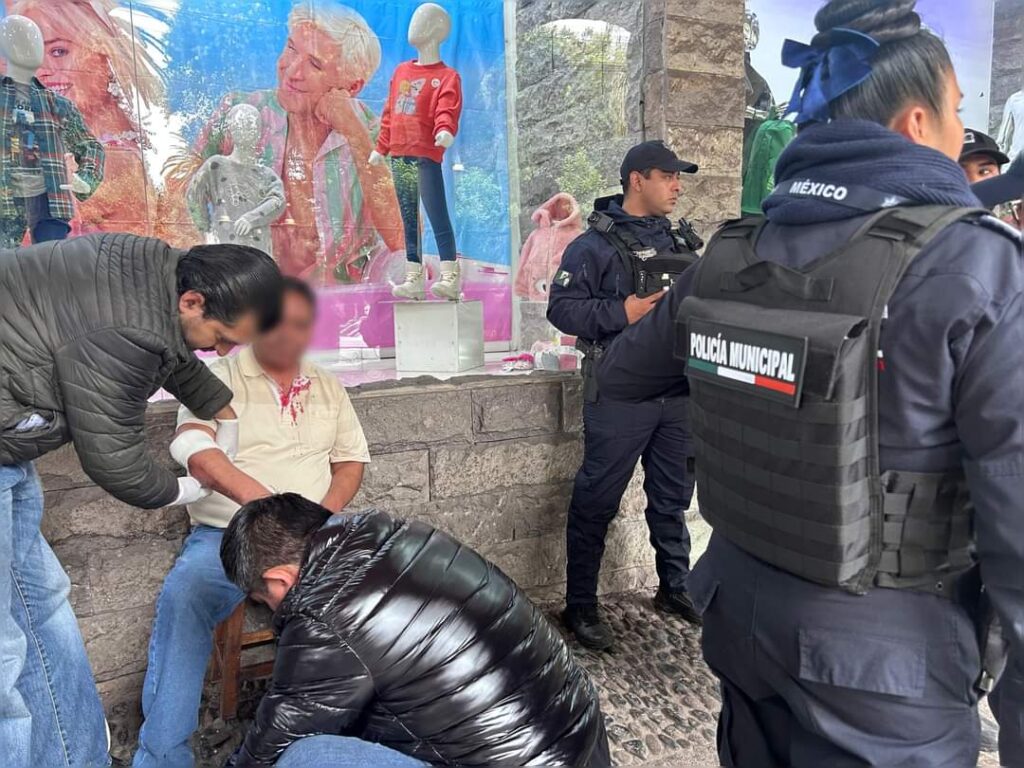 Acuchilló a un hombre en pleno centro de Huauchinango