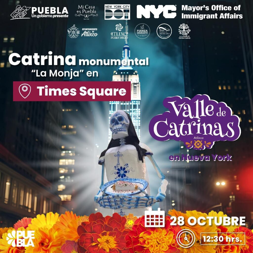 Valle de Catrinas de Atlixco se presentará en Nueva York el próximo lunes