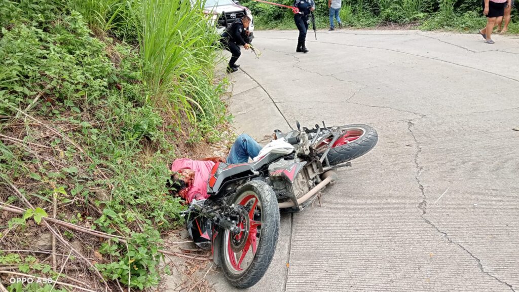 Motociclista murió atropellado por vehiculo desconocido en Jolalpan