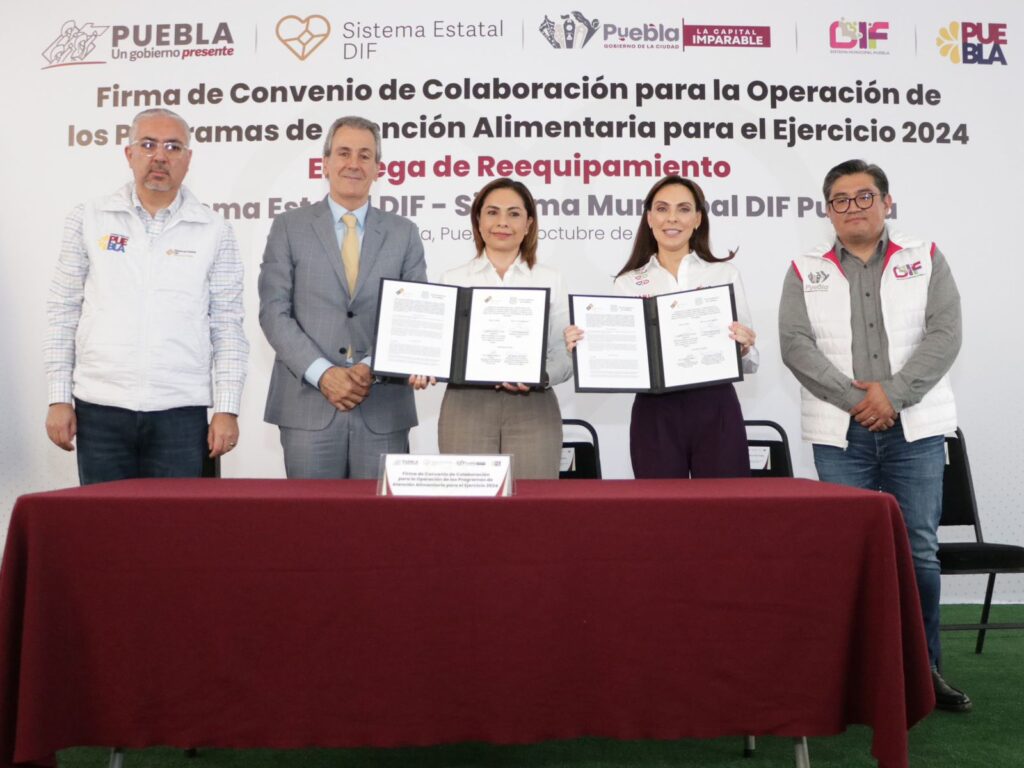 Refrendan SEDIF y SMDIF de Puebla trabajo conjunto para programas de alimentación