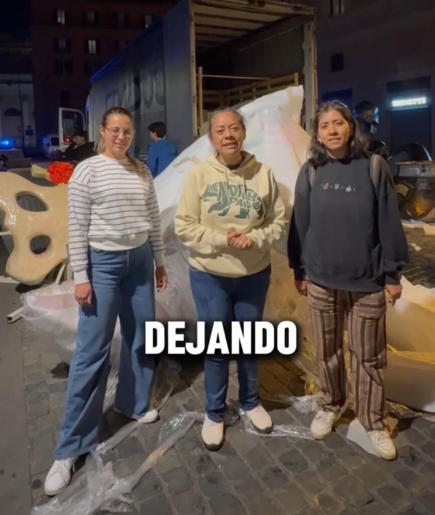 Llegan a Roma, Italia, las catrinas de Atlixco