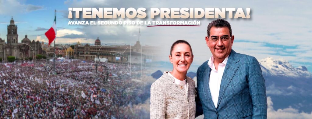 Sergio Salomón reconoció a Claudia Sheinbaum por su compromiso con el país