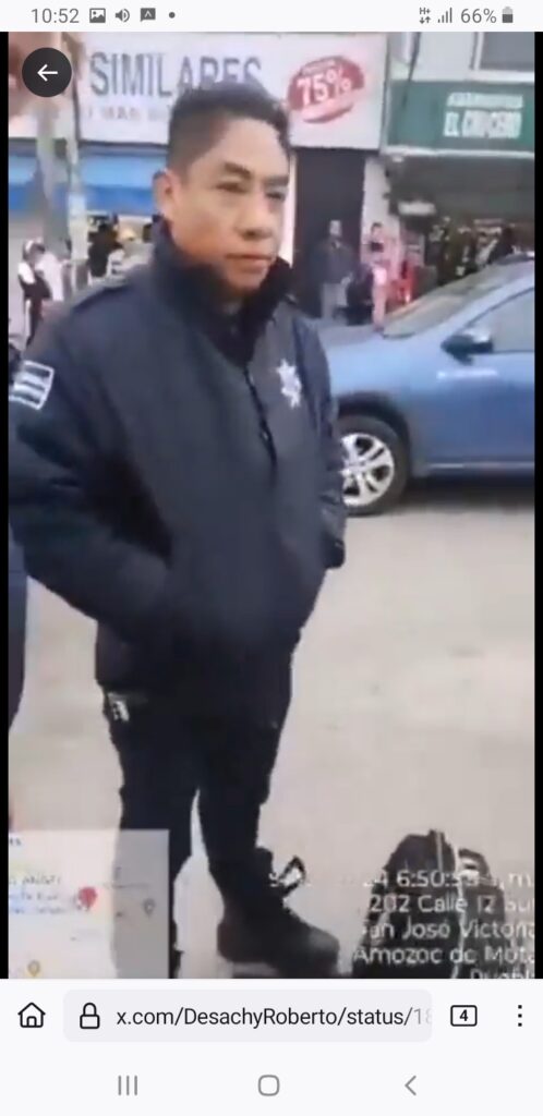 Video: Policía de Amozoc se pasó un semáforo y atropelló a motociclista e hijo