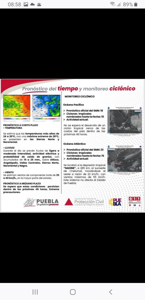 Esperan ligero descenso de temperatura en el estado