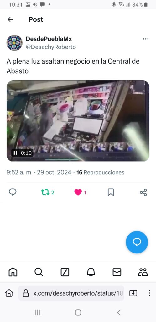 Video: A plena luz, atacan negocio en la Central de Abasto