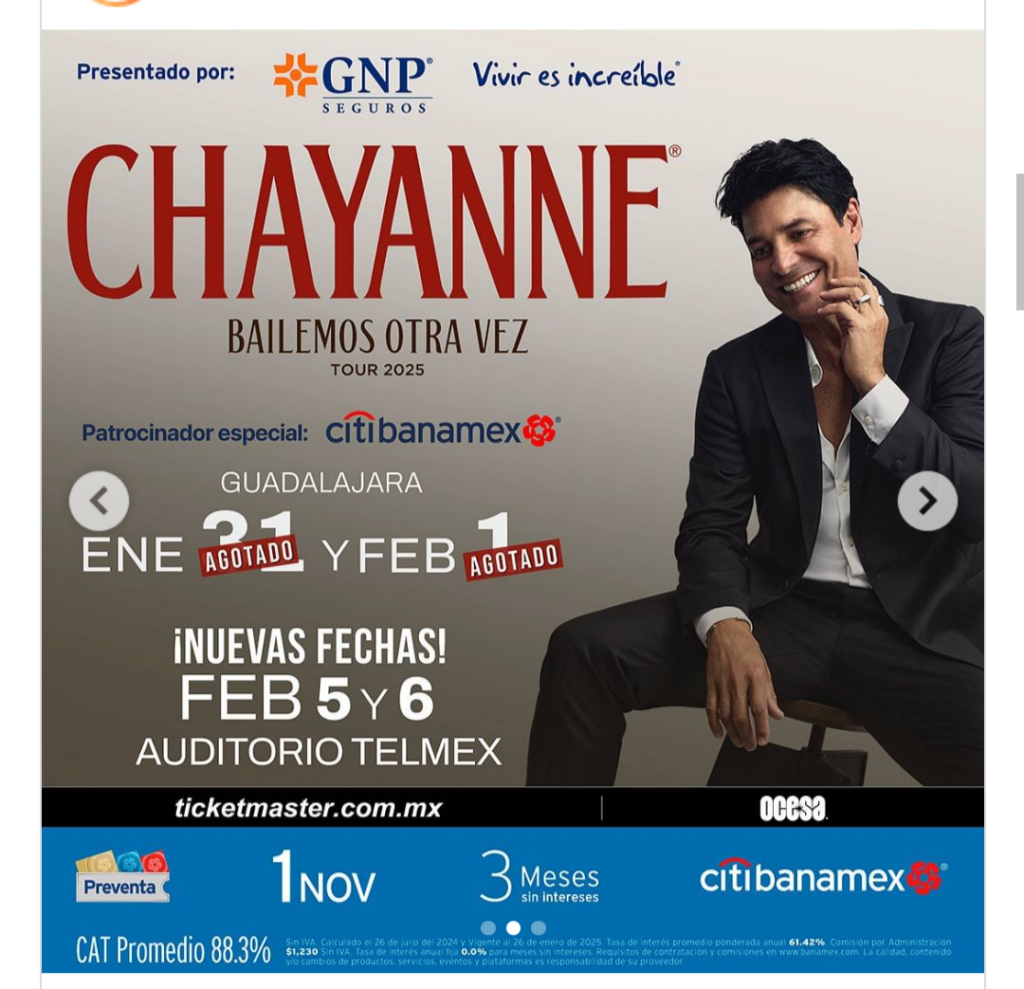 Chayanne anuncia nuevas fechas en México; conoce cuándo será la preventa