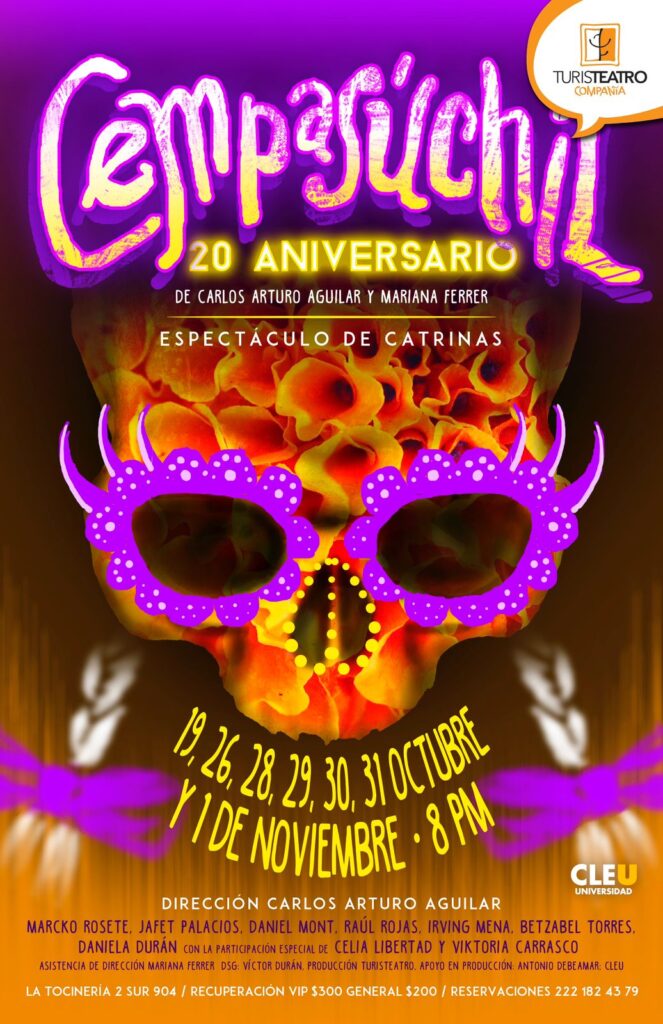 “Turisteatro” presenta el espectáculo teatral “Cempasúchil” en su temporada 2024