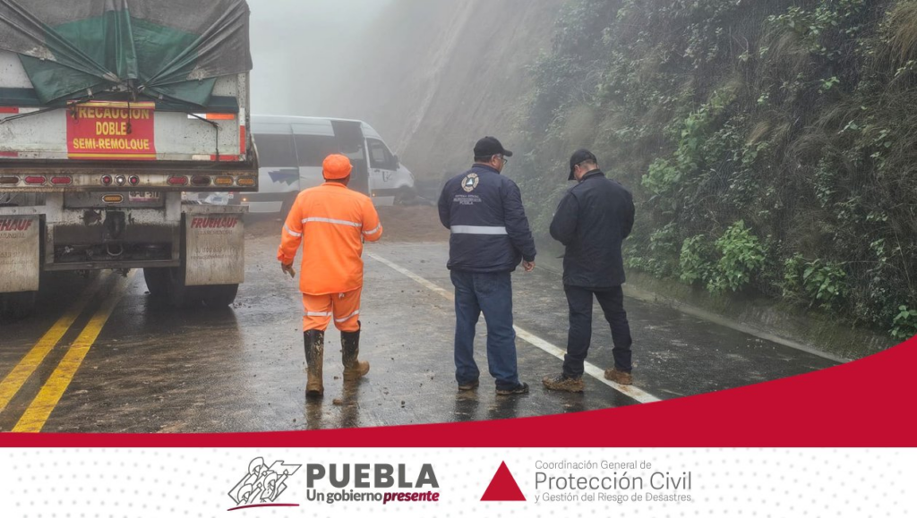 12 lesionados dejaron derrumbes en la Sierra Norte