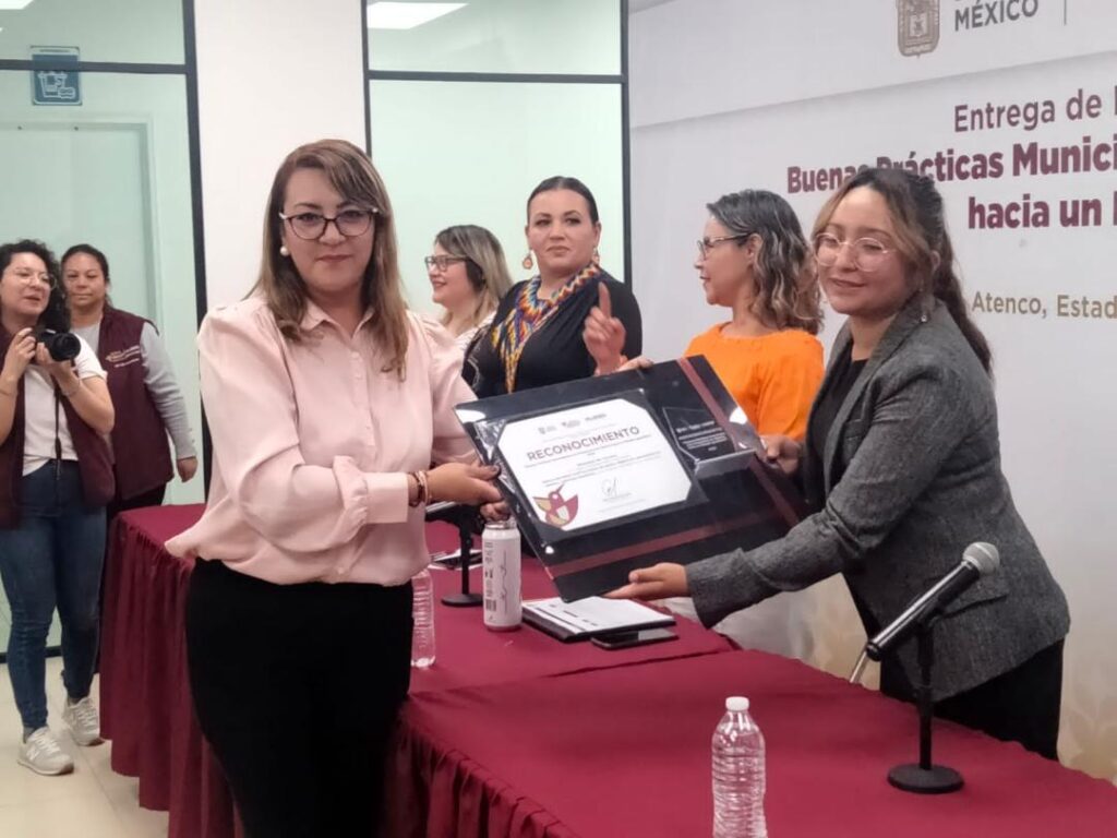 Reconocen a Texcoco por su botón de pánico con perspectiva de género