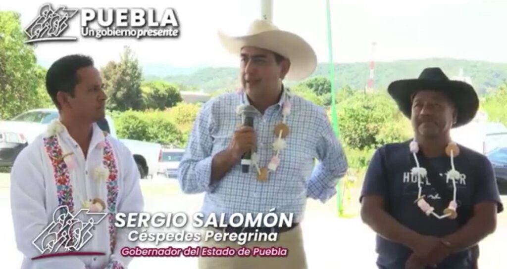 Sergio Salomón entregó ruta de evacuación del Popocatépetl en Atzizihuacán