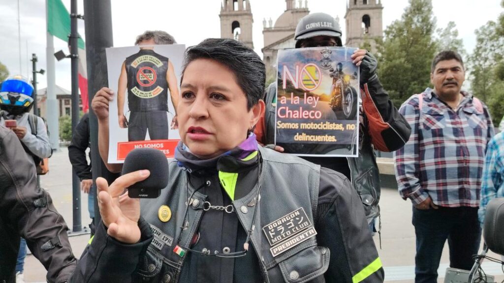 Motociclistas rechazan la “Ley Chaleco” en EdoMéx