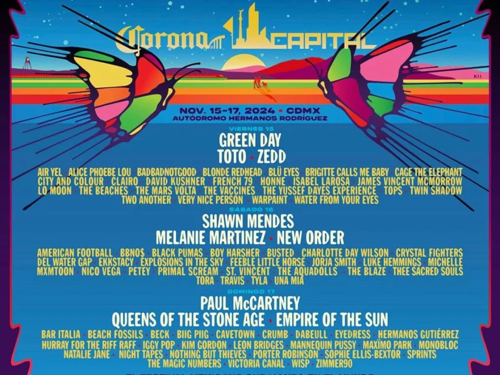 Corona Capital 2024: Horarios oficiales para ver a Paul McCartney y otros artistas