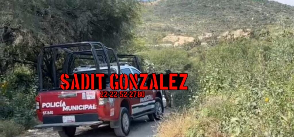 Cadáver en estado de descomposición en Tehuacán