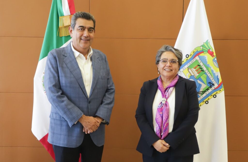 Sergio Salomón se reunió con titular de la SFP