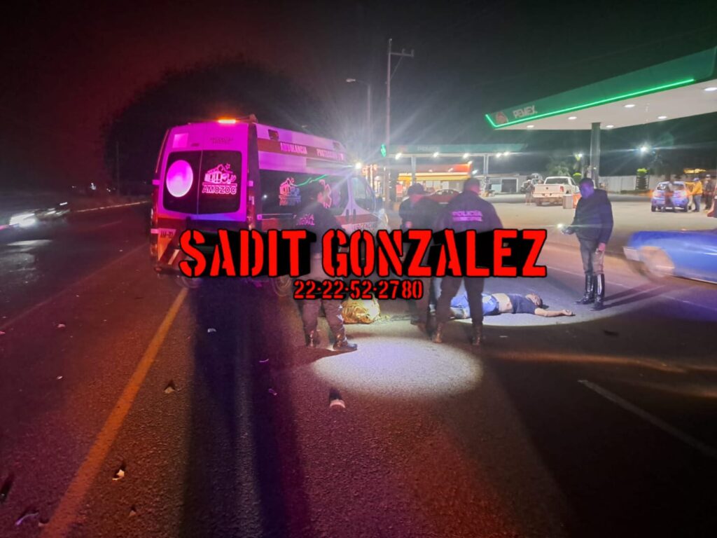 Muere policía auxiliar atropellado en Amozoc