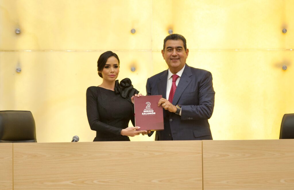 Recibe Congreso 2do Informe del gobernador Sergio Salomón Céspedes