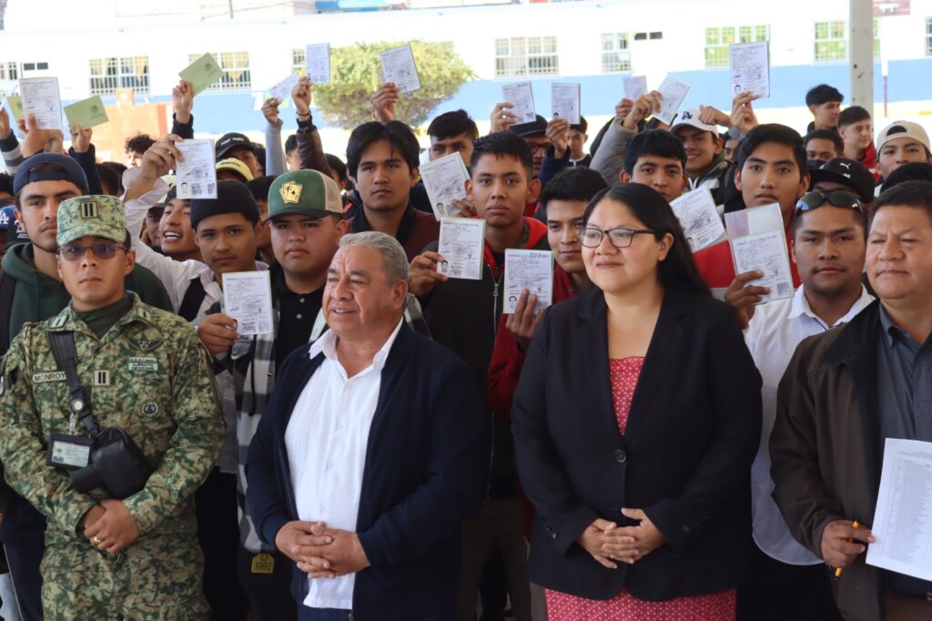 Realizan sorteo del Servicio Militar Nacional 2024 en Amozoc