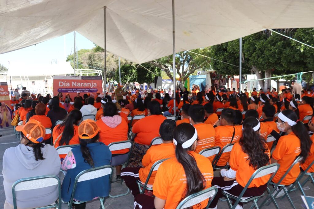 Conmemora Severiano de la Rosa Día Internacional de Eliminación de la Violencia contra Mujeres y Niñas en Amozoc