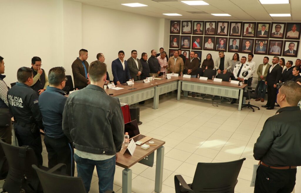 Preside Omar Muñoz primera Mesa de Seguridad en Cuautlancingo