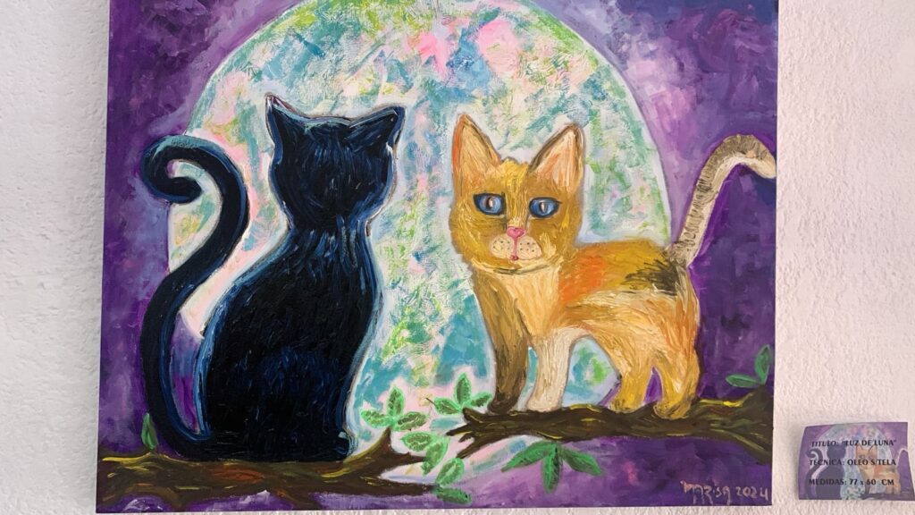 Inaugurarán la exposición pictórica Mis Felinos