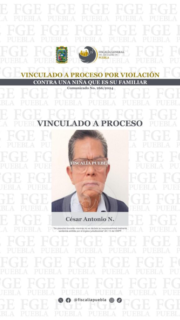 Acusado de violar a una niña de 7 años
