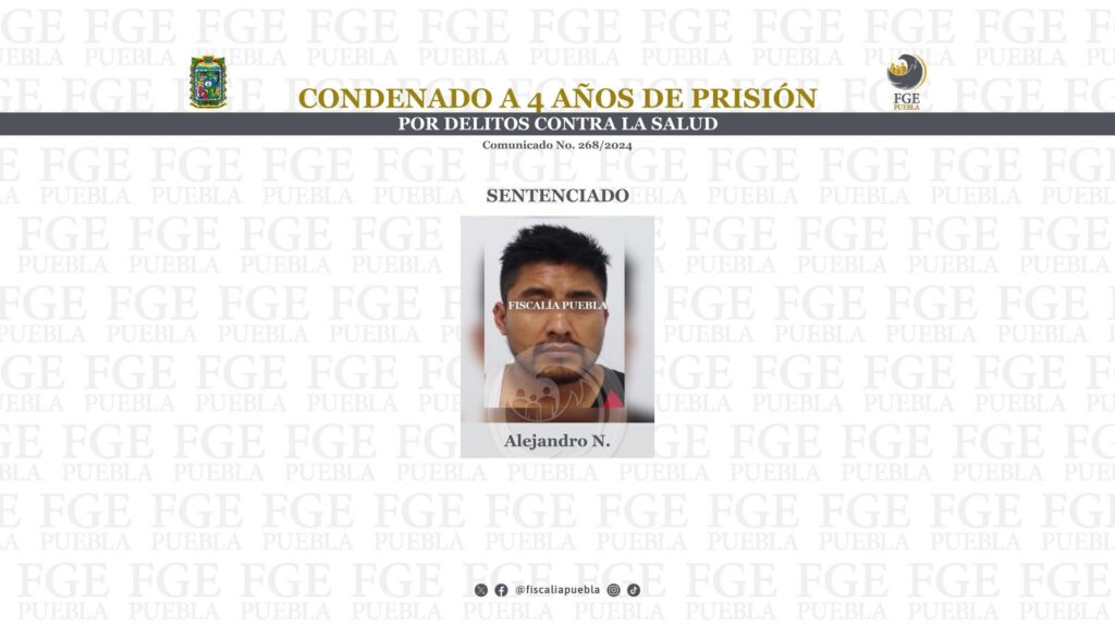 Condenado a 4 años de prisión por delitos contra la salud