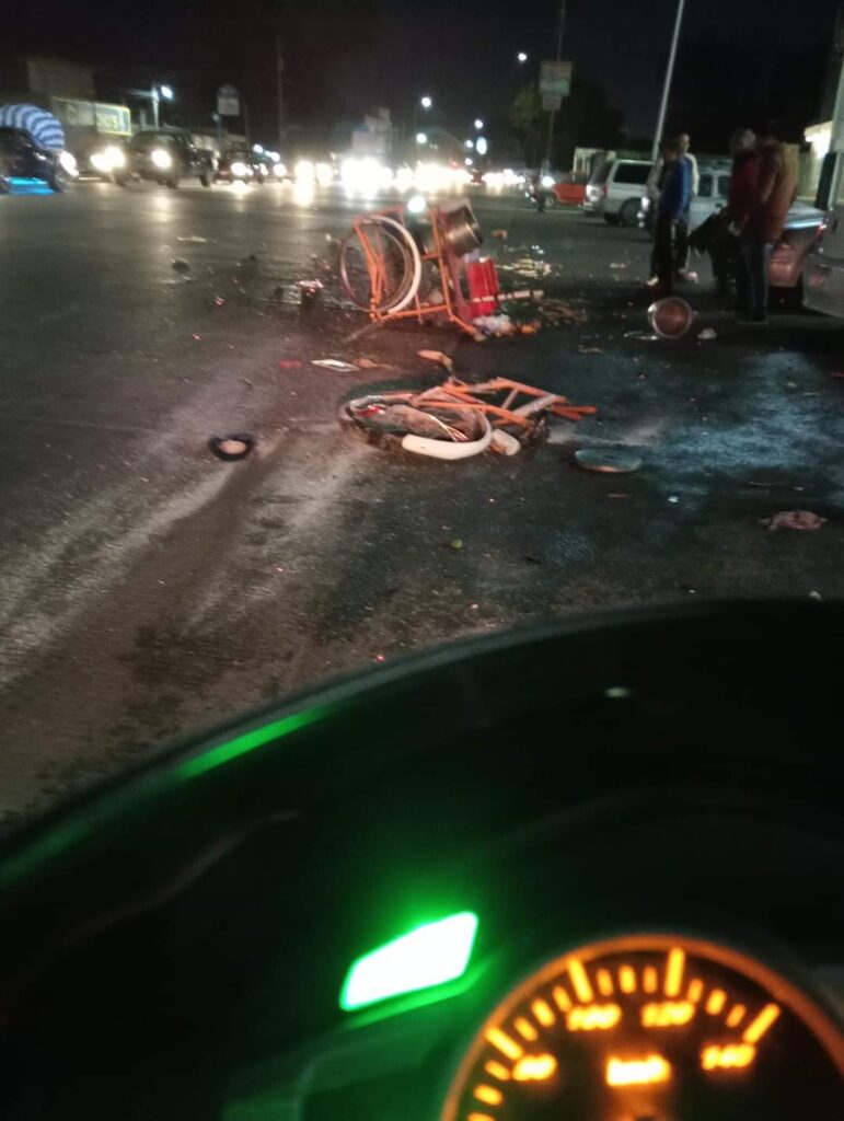 Atropellaron a vendedora de tamales en Amozoc