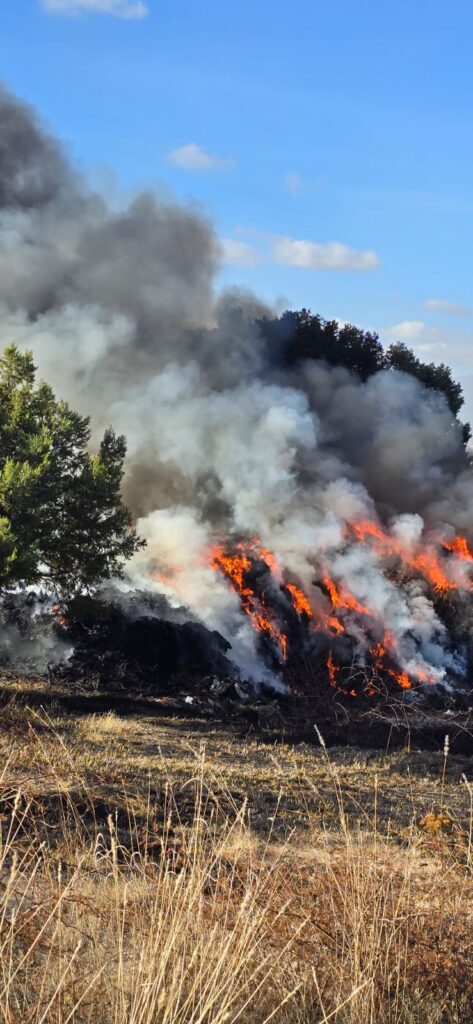 Fotonota: Espeluznante incendio en Amozoc