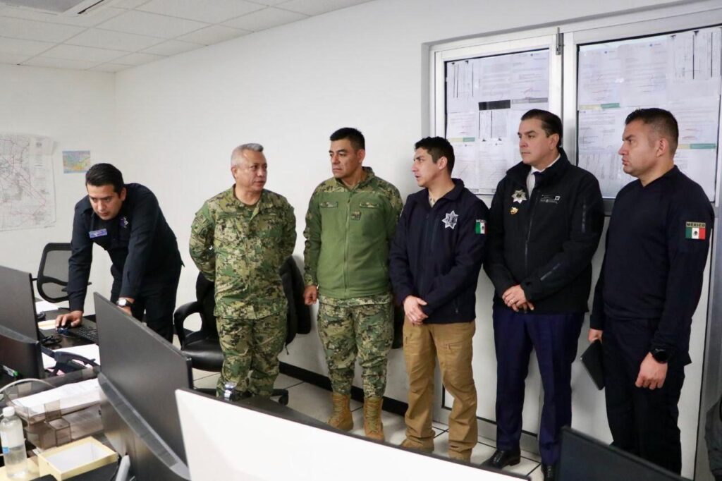 Supervisan SSP y SEMAR labores operativas en San Martín Texmelucan