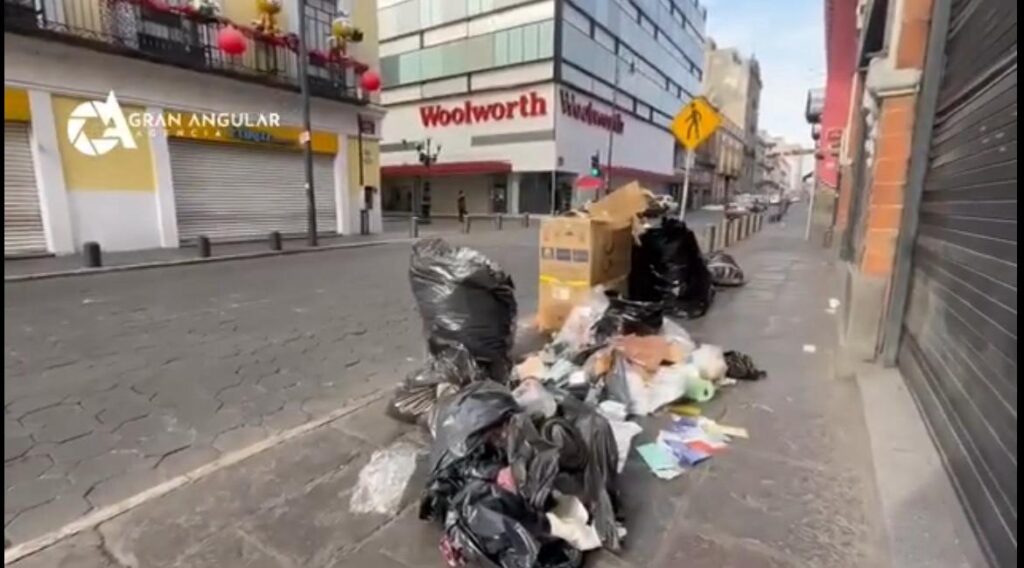 Video: Centro Histórico, lleno de basura