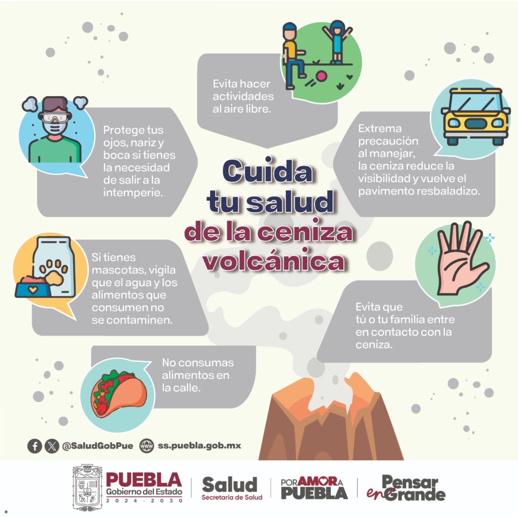 Presentan plan de salud en caso de contingencia volcánica