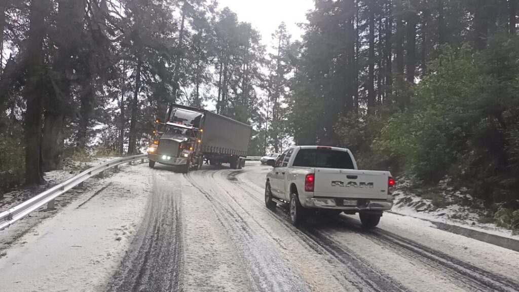Se registran primeras nevadas en EdoMéx