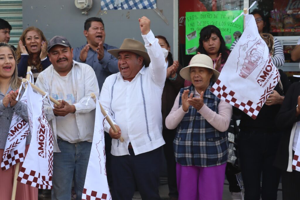 Rehabilitan red de alcantarillado, agua potable y pavimentación en calle Guadalupe, Amozoc