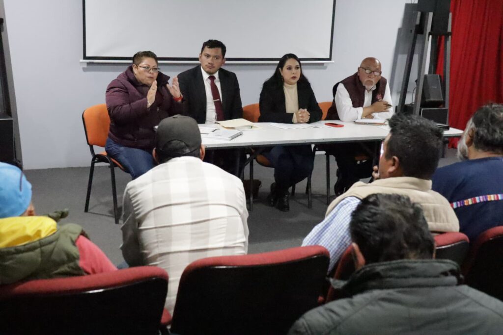 Tonantzin Fernández atendió a grupos originarios por el asunto del relleno sanitario
