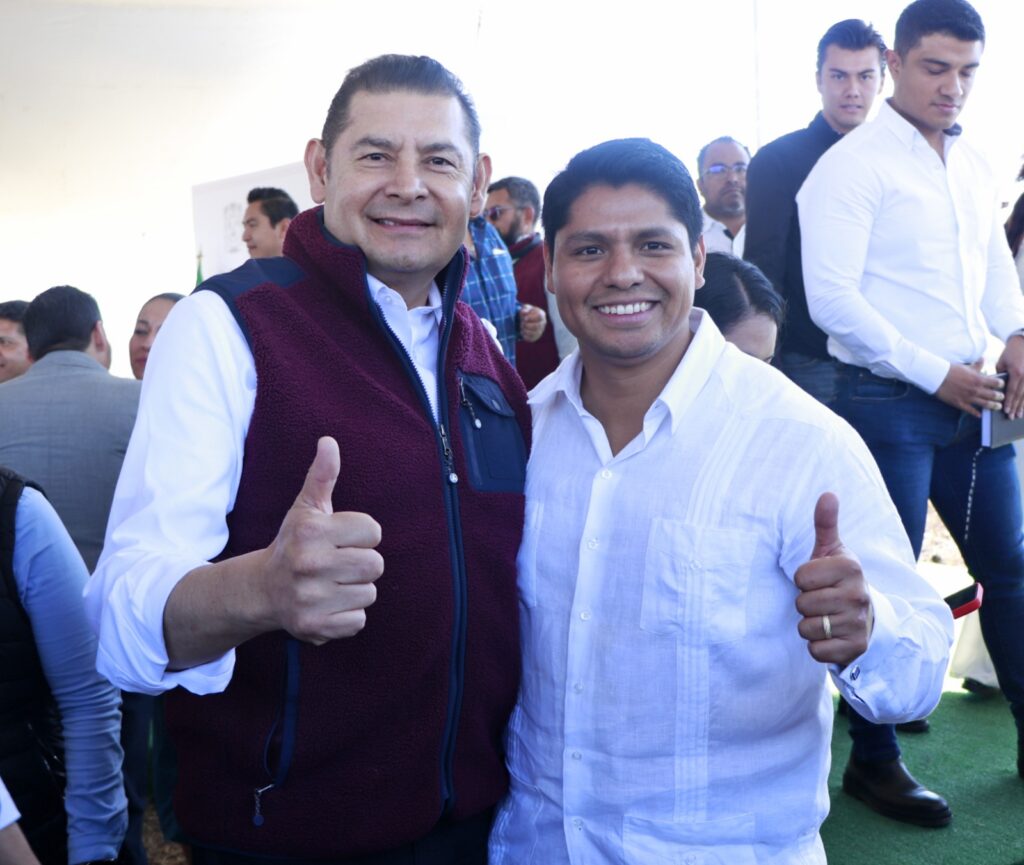 Alejandro Armenta y Omar Muñoz anuncian inversiones en Cuautlancingo