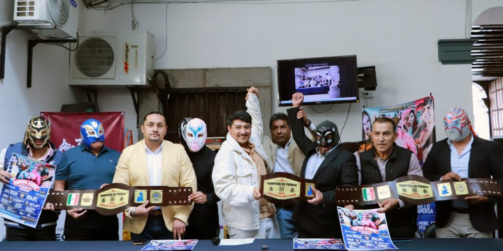 Anuncian lucha libre en Puebla capital