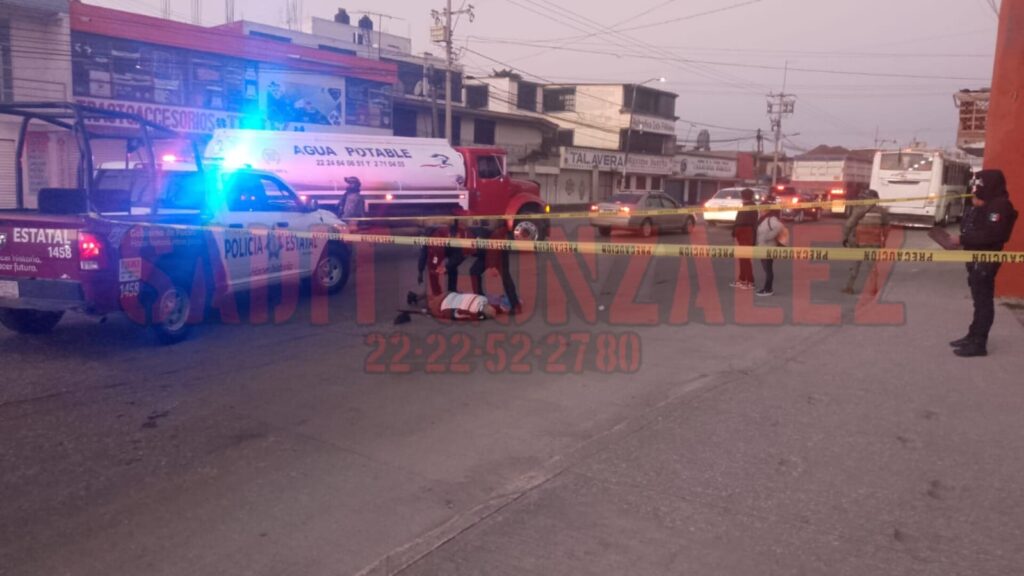 Murió hombre atropellado en Amozoc