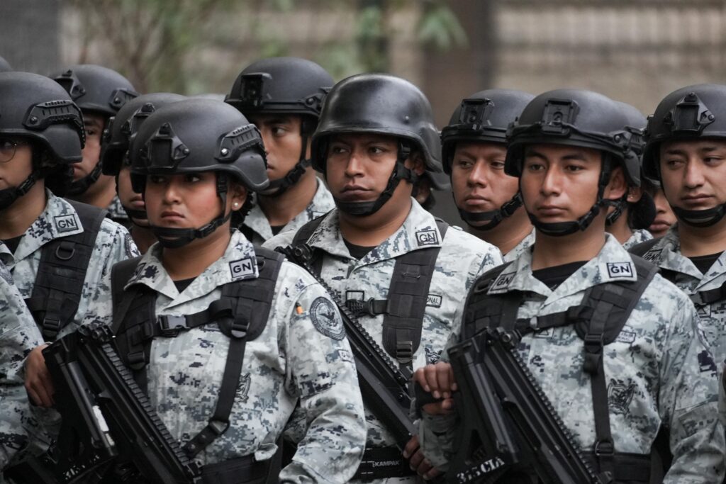 Encabezan Armenta y Chedraui pase de lista a fuerzas municipales en el Zócalo de Puebla